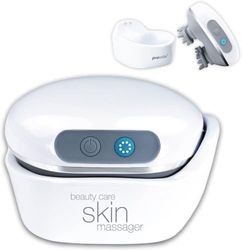 prorelax PRESTIGE BeautyCare huidmassageapparaat | 4 roterende massagekoppen | Vibratie functie | Snoerloos met oplaadbare batterij | Waterproof | Timer | Licht en compact