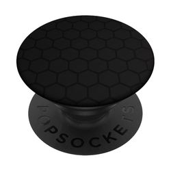 Black Color Cell Phone Holder Pop Up Phone Grip Mens Black PopSockets PopGrip Adhésif