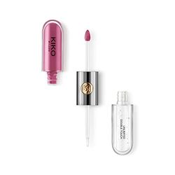KIKO Milano Unlimited Double Touch 118, Rossetto Liquido In 2 Step, Finish Luminoso. Tenuta Fino A 12 Ore. Base Colorata No Transfer