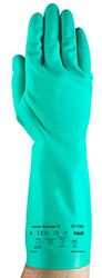 Ansell AlphaTec 37-155 Guantes de Trabajo de Seguridad, Protección Mecánica, Talla 9 (L), Verde (12 Pares)