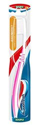 Aquafresh, Brosse à Dents Flex Protect, Souple, Doux Sur Les Gencives, Pour Des Gencives Plus Saines et Une Haleine Fraiche, Couleur Aléatoire