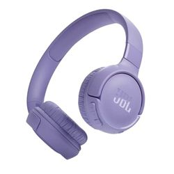 JBL Tune 520BT, casque audio sans fil, léger et confortable, Bluetooth 5.3, autonomie jusqu'à 57 h, charge rapide, son JBL Pure Bass, violet