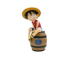TEKNOFUN - Licencia Oficial One Piece - Despertador Barril Luffy OP Despertador con Figura - 811644