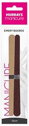 Murrays manicure double-sided Emery, 17 cm, confezione da 6