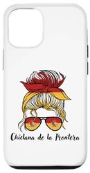 Carcasa para iPhone 13 Pro Chiclana de la Frontera Girl, Bandera España España