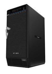 Icy Box IB-RD3680SU3 Externt RAID-hölje med 8 fack för 3,5 tum SATA I/II/III HDD/SSD till USB 3.0 och eSATA-värd