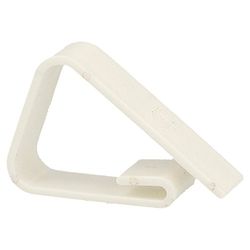 Garcia de pou Pinces Pour Fixation Nappes 5X3,5 Cm Blanc Pp - 1000 unités