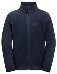 Jack Wolfskin Taunus K Chaqueta de Forro Polar, Azul Ocuro, 92 cm para Niños