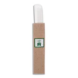 Garcia de Pou Comb Recycled Wrapping in Box, Polystyrene, White, 13.3 x 2.7 x 0.3 cm