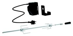 Tepro 8591 Accessori per Grill Set di spiedini per Grill universali per Funzionamento a Rete in Acciaio Inossidabile, Argento/Nero, 10x95x12 cm