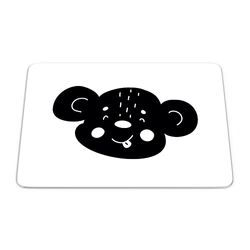 Bonamaison, Rectangle Pop Art Digital Printed Mouse Pad, Non-Slip Base, for Office and Home, Size: 22 x 18 cm