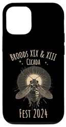 Carcasa para iPhone 15 Entomology Cicada Lover Cicada Fest 2024 Broods XIX And XIII