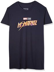 Marvel UXMISSMTS010 T-shirt, marinblå, 3XL herr, Marin, 3XL