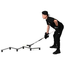ACE Hockey Stickhandling Équipement d'aide à l'entraînement pour Le contrôle des palets, Le Temps de réaction et la Coordination – Stable, Portable et réglable
