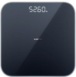 Mi Smart Scale S200 – Exakt viktkontroll, 4 kroppsmätningar, baby- och objektläge, balanstest, appanslutning, mörkgrå