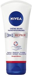 NIVEA Crème mains 3 en 1 Repair Peaux Très Sèches & Rugueuses (1 x 75 ml), soin mains hydratant formule riche et non grasse, crème hydratante réparatrice au Dexpanthenol