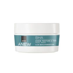 Avon Anew Even Texture & Tone Peel Pads 30pcs, Suitable For All Skin Types, Helps Exfoliate and Resurface Skin, Co-created by Dermatologists and Scientists, Cruelty Free