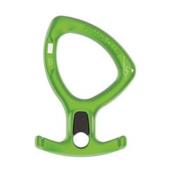 Petzl, Pirana Club, avstånd med modulärt bromssystem för torrentism, grön, U, unisex-vuxen