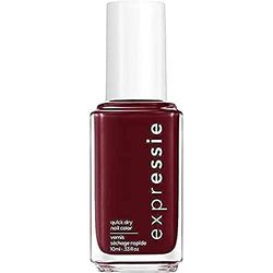 Essie ExprEssie Quick Dry Formula, Purple Burgundy Nail Polish 290 Not So Low Key