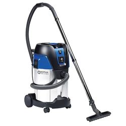 Nilfisk 107406607 - Aspirador en húmedo y seco, limpieza de filtro, 3600 l/min, 30 l, 1250 W, 230 V, color negro y azul