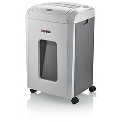 Dahle ShredMATIC 150 dokumentförstörare Autofeed (150 ark, P-4, partikelsnitt, olje- och underhållsfri, automatisk pappersmatta) ljusgrå/dammgrå