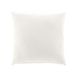 Douceur d'Intérieur Twily - Cojín, con Funda extraíble, 45 x 45 cm, Blanco, algodón y poliéster Reciclado