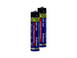 PROFOON BAT-800 AAA, pilhas AAA, NiMH, 1,2 volts, 800 mAh, número: 2, largura 1,1 cm, altura 4,5 cm, fundo 1,1 cm, cinzento - preto