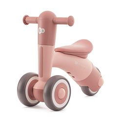 Kinderkraft MINIBI Draisienne bébé 1 an, Vélo sans Pédales, Selle réglable, pèse Que 2,1 kg, Rose