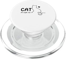 Día de la Madre - Regalo para mamá gato PopSockets PopGrip para MagSafe
