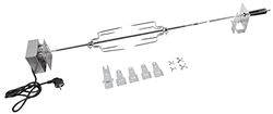 Campingaz juego para asar pollos u otras aves, asador universal para barbacoas Campingaz 3 Series y 4 Series, pincho eléctrico con tenedor y motor