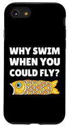 Giappone Koi Kanji Bandiera Pesce E Carpa Giapponese Koinobori Custodia per iPhone SE (2020) / 7 / 8