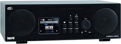 Imperial DABMAN i450 CD internetradio/DAB+ digitale radio met cd-speler (DAB+ radio, internet/DAB+/DAB/FM, CD-speler, Bluetooth, WLAN, LAN, USB, Aux In, Line-Out, Subwoofer, 2.1 Sound), zwart