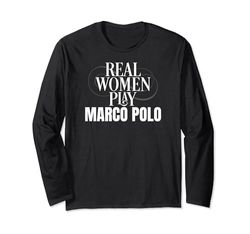 Funny Marco Polo Player Real Women Play Marco Polo Maglia a Manica