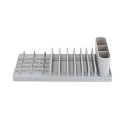 Salter Cool Hues Stone Dish Drainer - Quick Drying Stone Mat, Absorbs Water & Soap Instantly, Worktop Dish Drying Rack, Utensil, Glass, Cup & Plate Holder, 9.8 x 34.7 x 16.5cm, LASAL29517CEU7