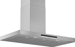 Bosch DWB97IM50 - Serie 4 Campana decorativa pared 90 cm, acero inoxidable, 739m3/h I Control Táctil