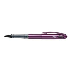 Pentel trj96 V1-a Tradio Shiny Flower Set 12 viltstiften veer punt kunststof inkt zwart/lichaam glanzend purper