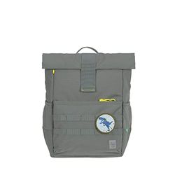 LÄSSIG Kinderrugzak met borstriem, vrijetijdsrugzak, waterafstotend, 12 liter/medium rolltop rugzak, groen, Höhe 39 Zentimeter, Kinderrugzak