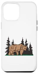 Carcasa para iPhone 15 Plus Elijo el oso divertido Un viaje en el bosque