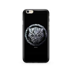 ERT GROUP mobiltelefonfodral för Apple Iphone 6 PLUS originalt och officiellt licensierat Marvel mönster Black Panther 013 Vit anpassad till formen på mobiltelefonen, fodral tillverkad av TPU-plast