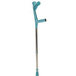 Béquille, 1 pièce, Réglable en 10 tailles, Résistant jusqu'à 150 kg, Aluminium, Ne pèse que 0,5 kg, Couleur Bleu ciel