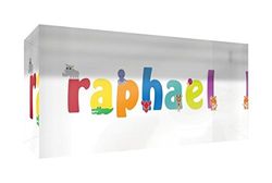 Little Helper LHV-RAPHAEL-515BLK-15FR Souvenir Décoratif en Acrylique Transparent Poli comme Diamant Style Illustratif Coloré avec le Nom de Jeune Garçon Raphaël 5 x 15 x 2 cm Petit