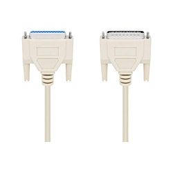 Goobay 50541 D-SUB 25-pin Extension Cable, Male/Female, Serial 1:1