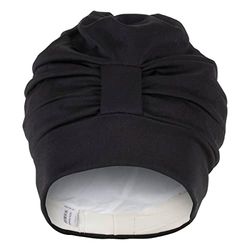 Fashy Cuffia da Nuoto in Stoffa, Nero (Schwarz), Taglia Unica