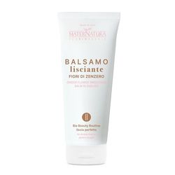 Maternatura, Baume Lissant pour Cheveux Lisses aux Fleurs de Gingembre, Action Démêlante et Effet Lisse de Longue Durée, Routine Beauté Bio pour des Cheveux Lisses Parfaits, Made in Italy - 250 ml