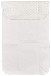 Meyco 577094 Cubierta de colchón Antideslizante Cama Individual, Blanco