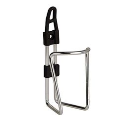 Fischer 86086 - Portabottiglie in alluminio, colore: argento, taglia unica