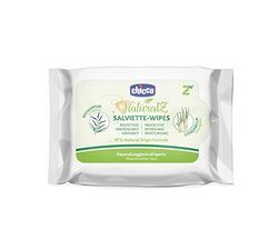 Chicco NaturalZ Chusteczki ochronne, 20 szt., Naturalna ochrona podczas sezonu letniego, z trawy cytrynowej i eukaliptusa, ochrona dnia i nocy