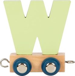 small foot Train Alphabet Polaire Lettre W en Bois, Combiner, décorer, Offrir, 12593