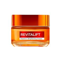 L'Oréal Paris Revitalift Vitamin C Brightening Cream for Face, With Vitamin C and Salicylic Acid, Brightens Skin, Tightens Pores and Reduces Appearance of Lines, 50ml