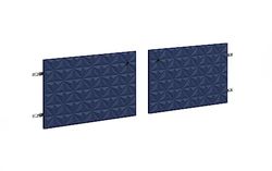 trendteam smart living 2 dörrset, mörkblå, 60 x 36 x 2 cm